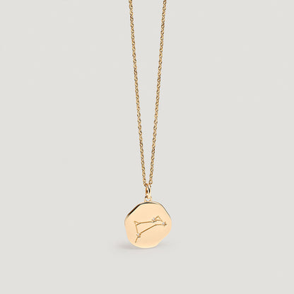Gold plated ARIES constellation medal
