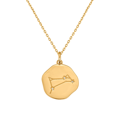 Médaille constellation BÉLIER plaquée or