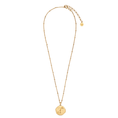 Gold plated SCORPIO constellation medal