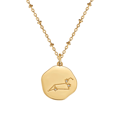 Medalla constelación LEO baño de oro