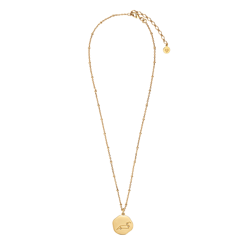 Médaille constellation LEO plaquée or
