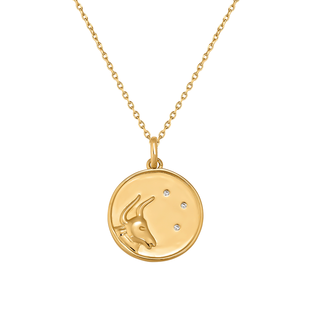 Médaille du Zodiaque TAUREAU plaqué or