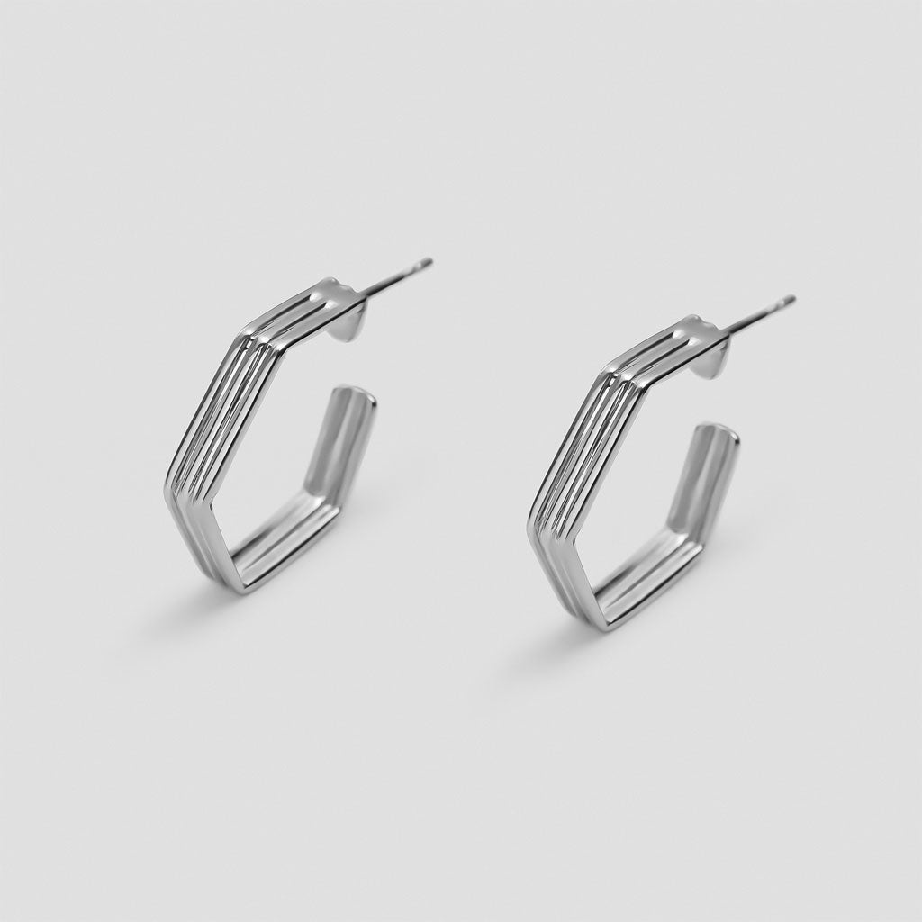 MIRÓ silver earrings