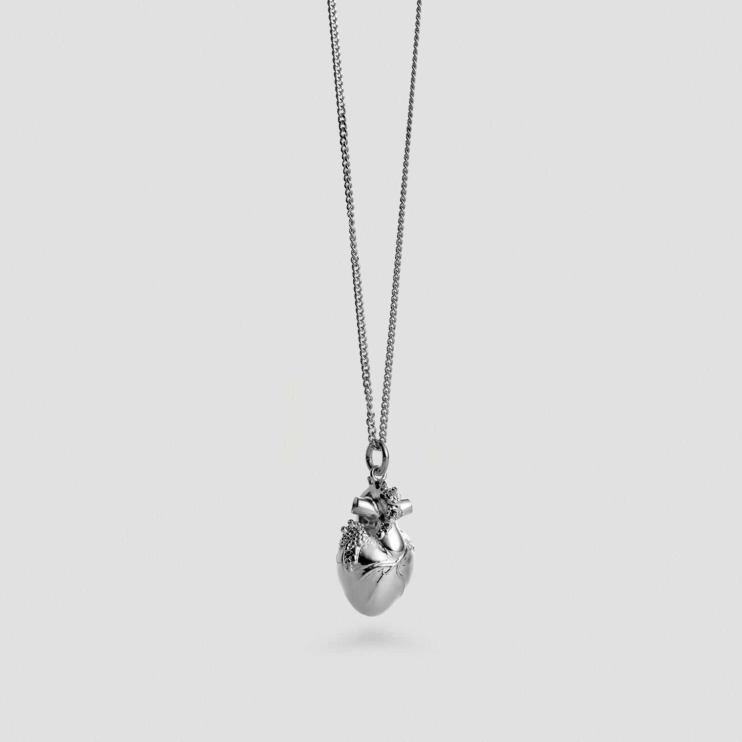 Blackberryheart Silver Man necklace