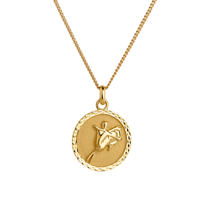 Médaille Zodiaque SAGITTAIRE Plaqué Or