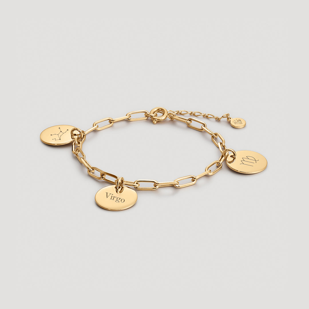 EDITH bracelet with medals 1.5 cm