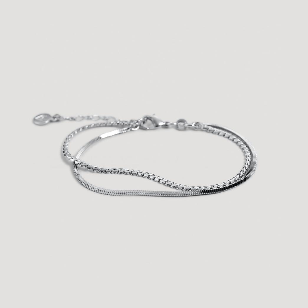 Pulsera ALINE Plata Hombre