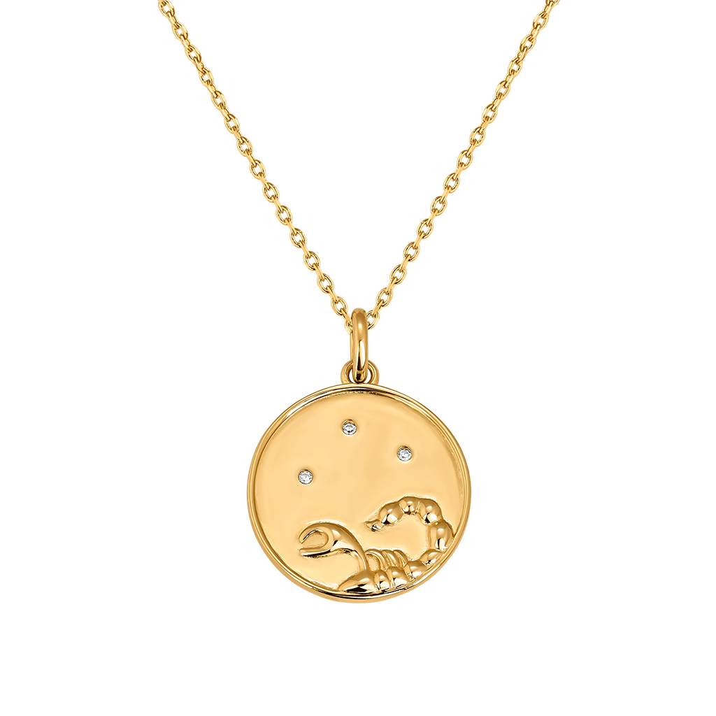 Medalla Zodiaco ESCORPIO baño de oro