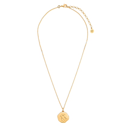 Medalla constelación GÉMINIS baño de oro