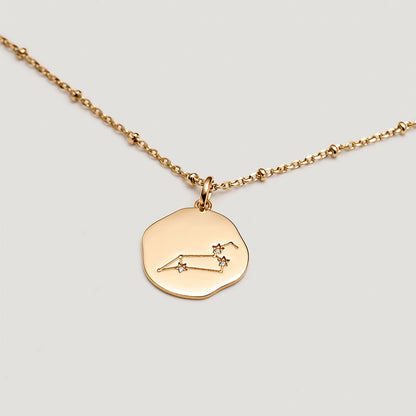 Gold plated LEO constellation medal