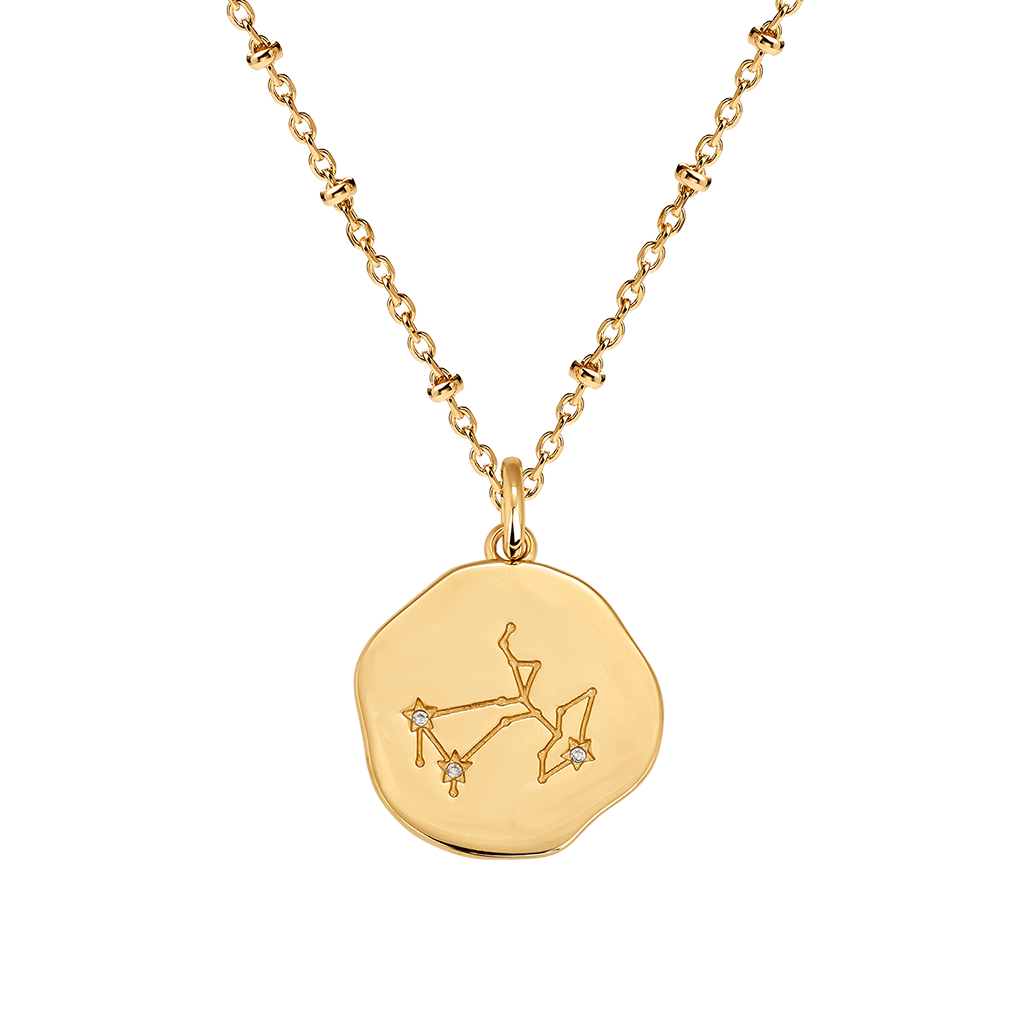 Medalla constelación SAGITARIO baño de oro