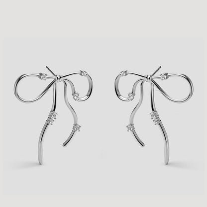 COQUETTE Silver Earrings