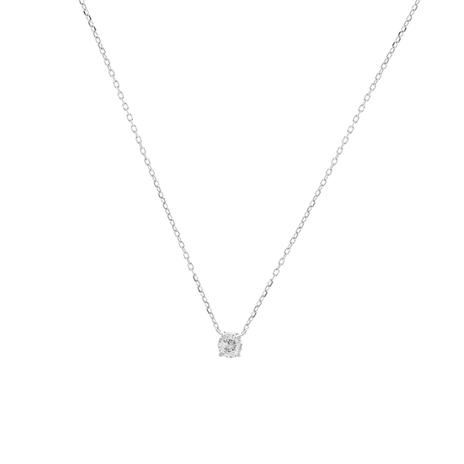 Gargantilla plata fina DIAMOND | Dime que me quieres