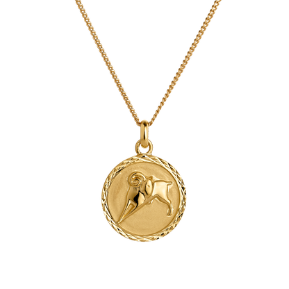 Medalla zodiaco oro ARIES | Dime que me quieres