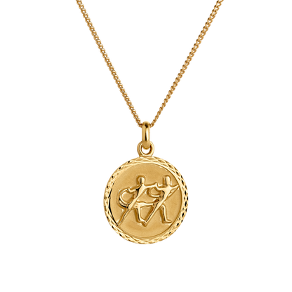 Medalla GÉMINIS baño de oro