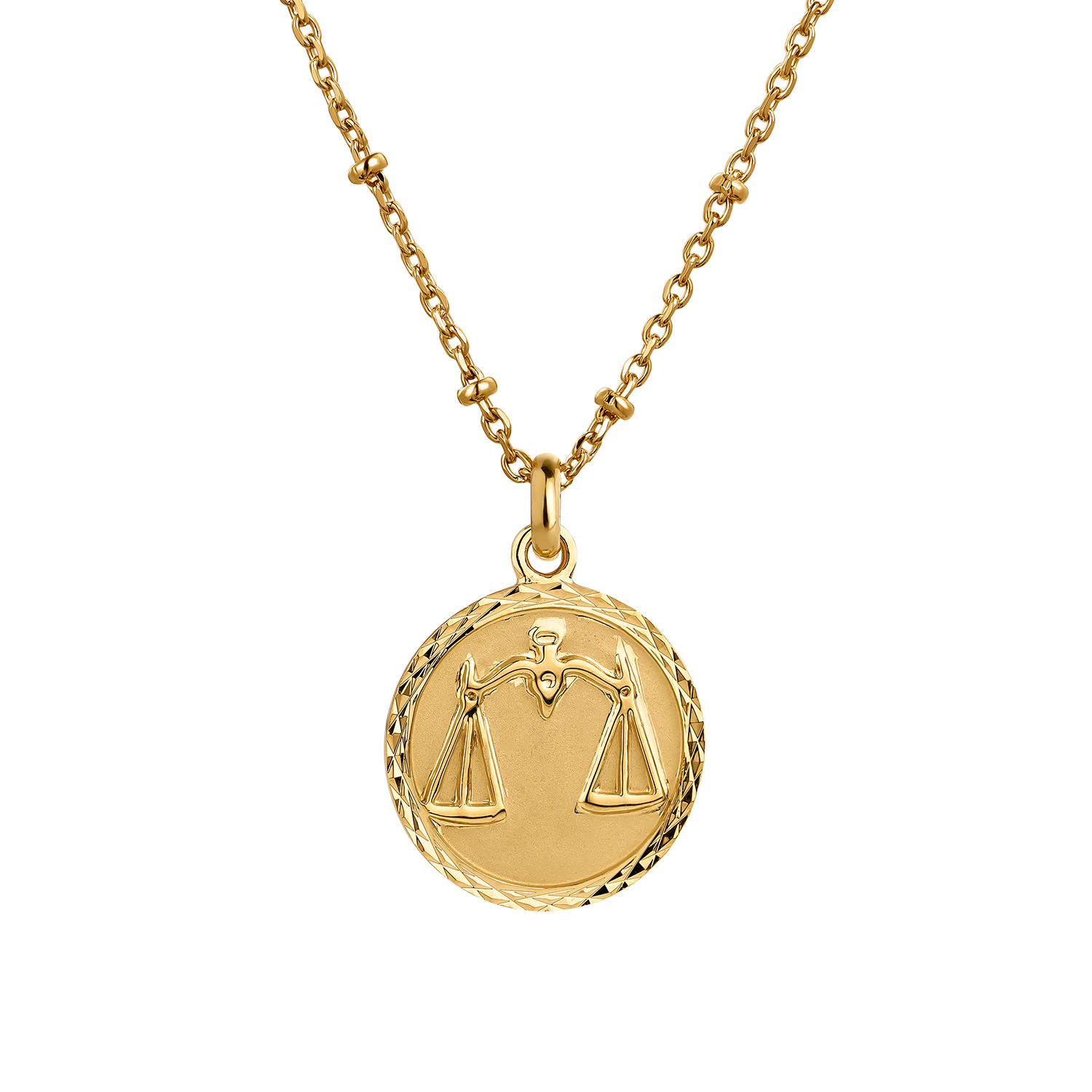 Medalla LIBRA baño de oro
