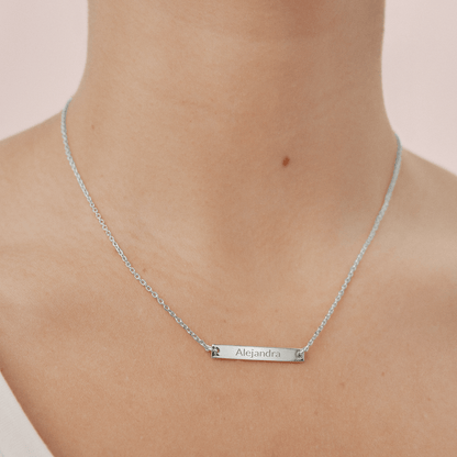 Collares personalizables mujer AMELIE plata | Dime que me quieres