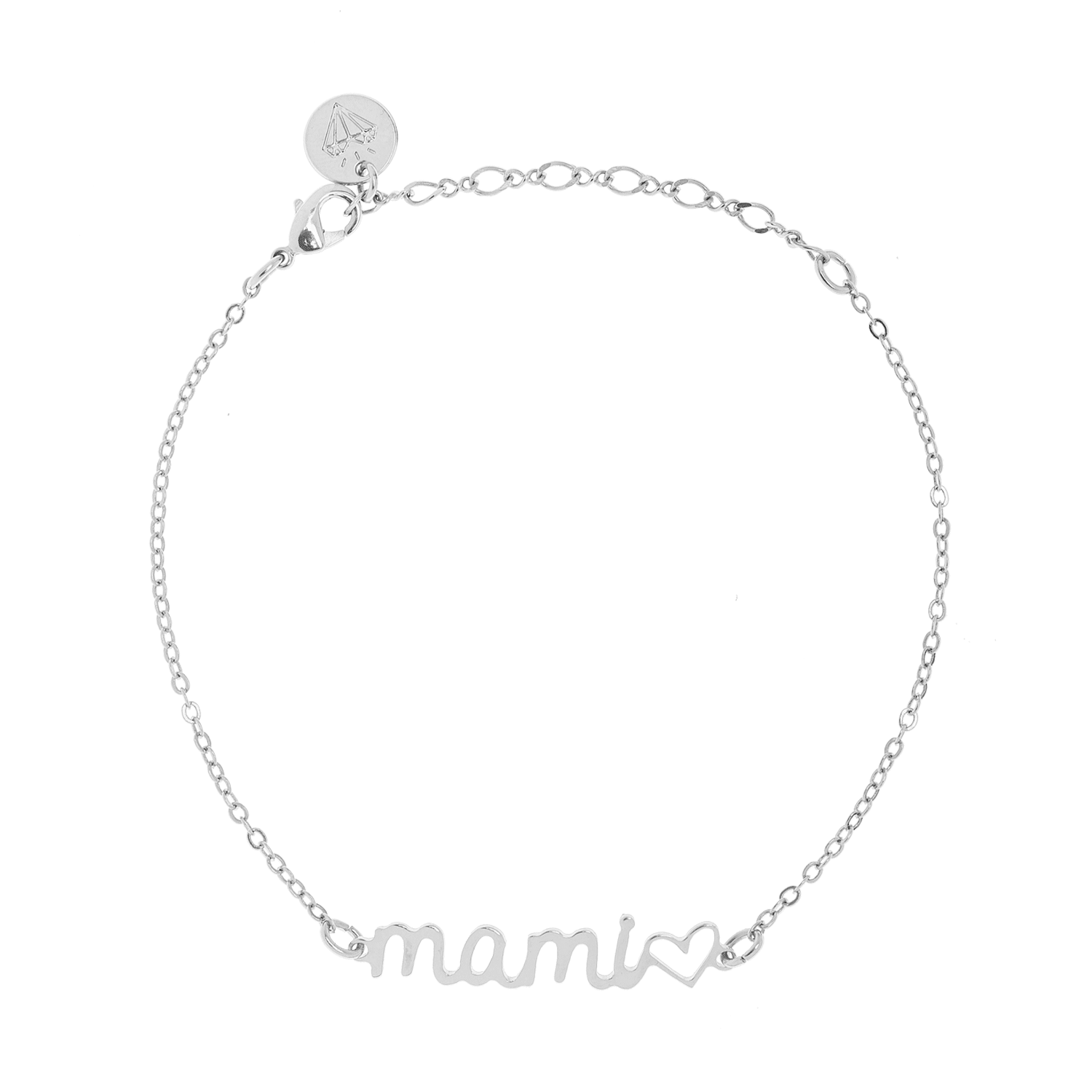 Pulsera personalizable CARRIE MAMI plata | Dime que me quieres